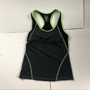 Neon and Dark Grey Tank top